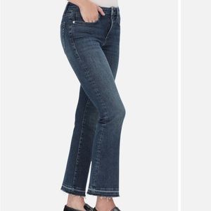 Frame Le Mini Boot Cut Released Fray Jeans